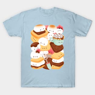 Cute kawaii s’mores party T-Shirt